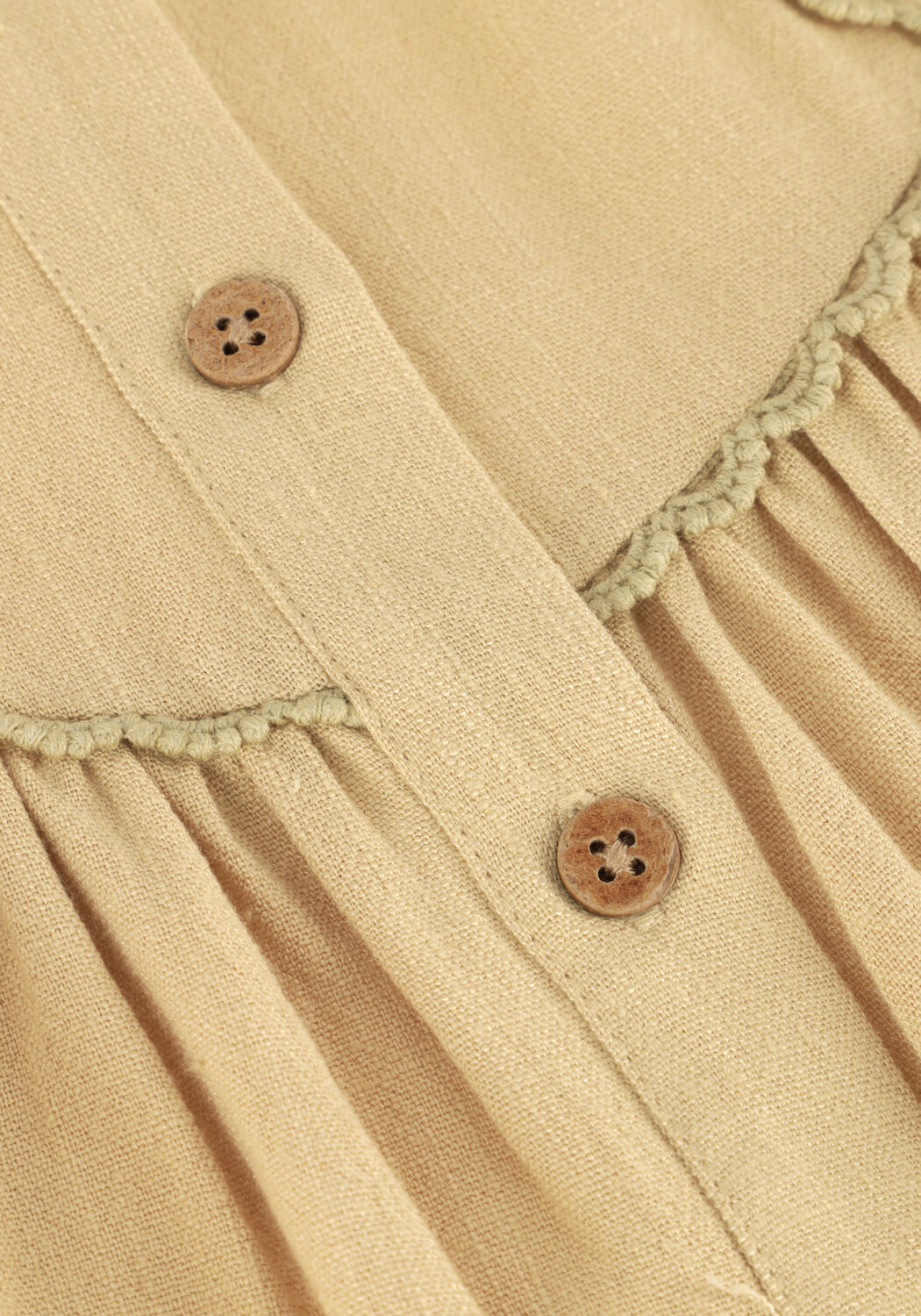 Camelfarbene LIL' ATELIER Minikleid NMFDAMLA SS LOOSE DRESS LIL - large