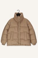 Camelfarbene MODSTRÖM Wattierte Jack KYLE COAT Camelfarbene MODSTRÖM Wattierte Jack KYLE COAT - medium