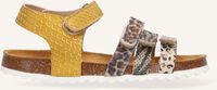 Gelbe DEVELAB Flache Sandalen 48248 Gelbe DEVELAB Flache Sandalen 48248 - medium
