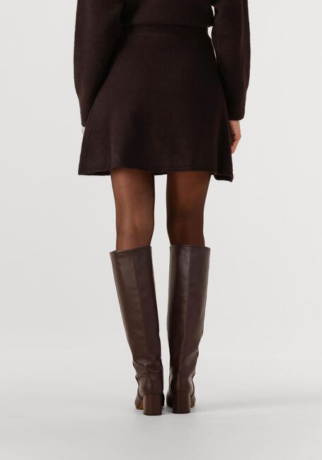 Braune NEO NOIR Minirock GISA KNIT SKIRT - large