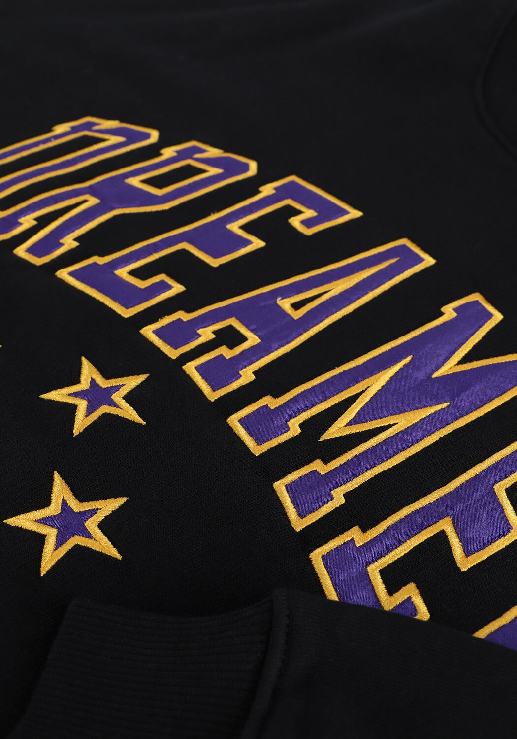 Schwarze COLOURFUL REBEL Sweatshirt DREAMER PATCH DROPPED SHOULDER - large