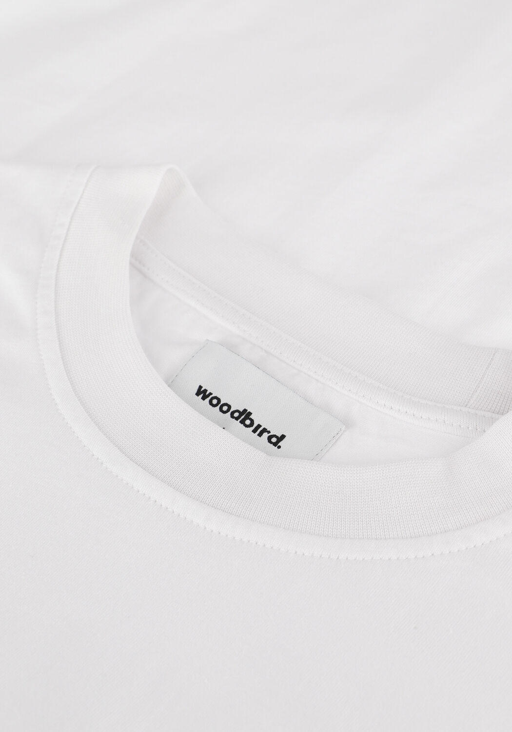 Wei&szlig;e WOODBIRD T-shirt TROPE SPLIT TEE - large