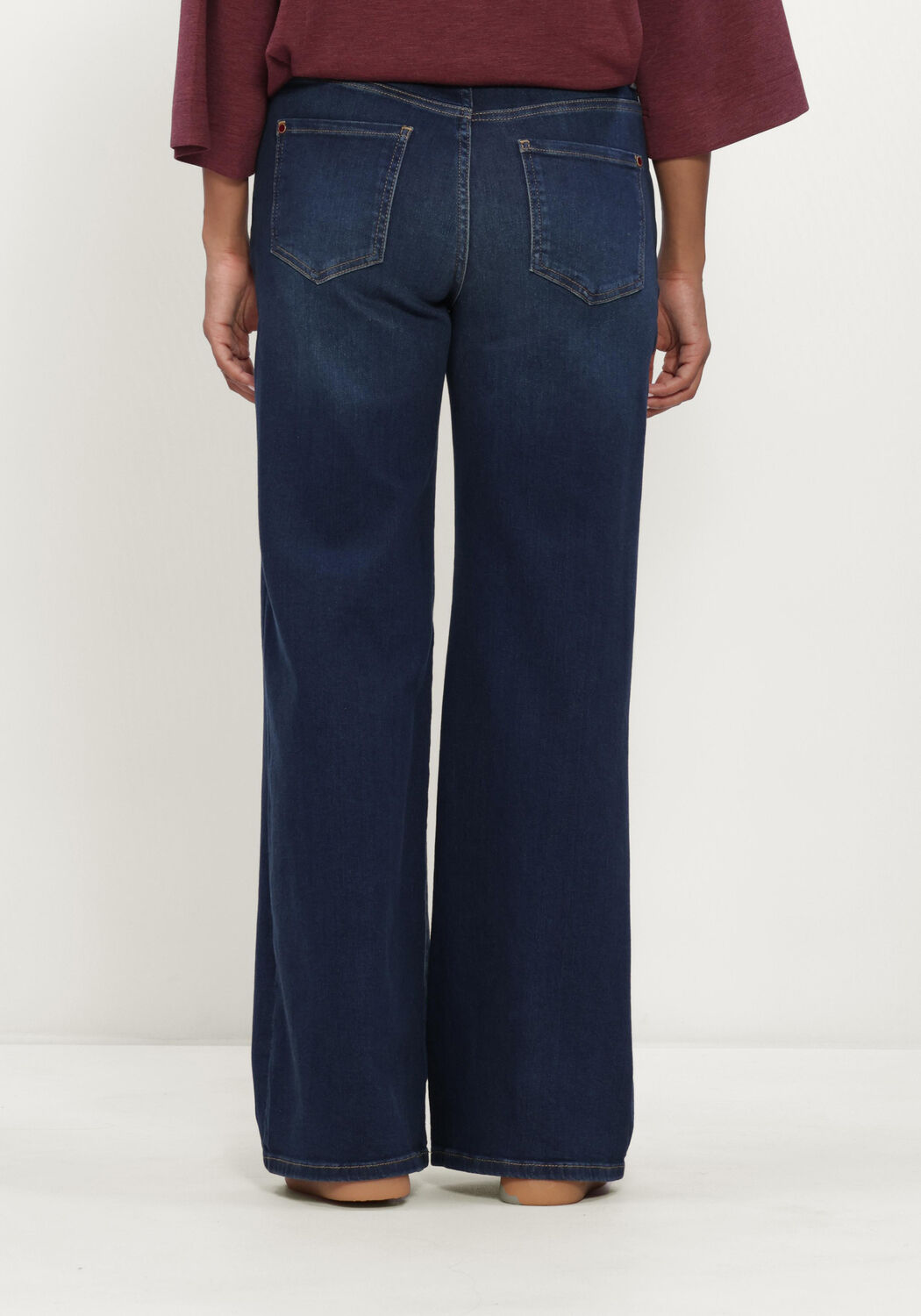 Dunkelblau MOS MOSH Wide jeans MMDARA HERA JEANS - large