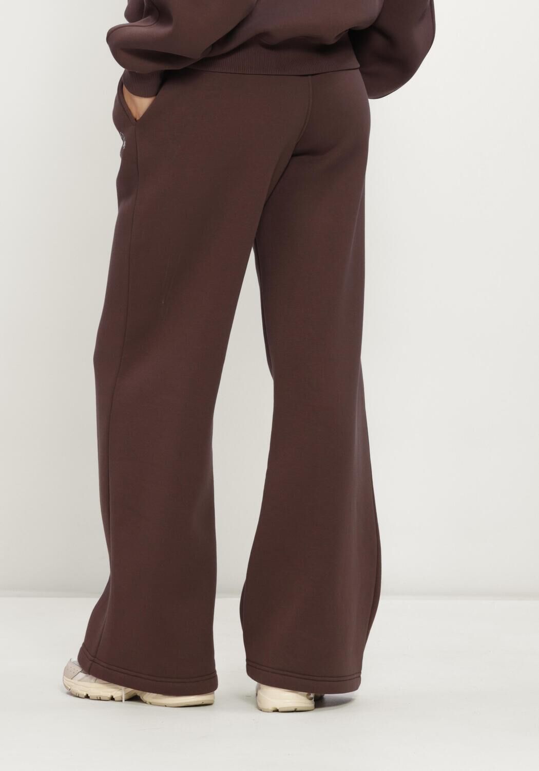Braune THE LOLA CLUB Schlaghose EBONY PANTS - large