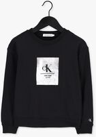 Schwarze CALVIN KLEIN Sweatshirt FOIL LOGO FUTURE SWEATSHIRT - medium