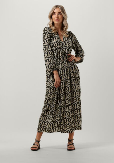 Dunkelblau BY-BAR Maxikleid SIAN IKAT DRESS7 - large