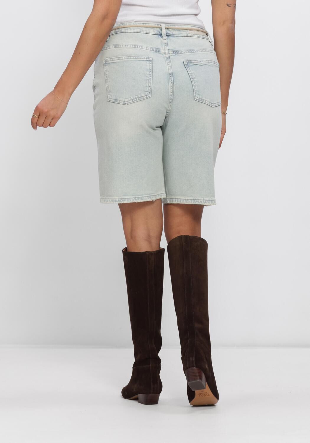 Blaue CIRCLE OF TRUST Kurze Hosen JONA LONG SHORT DNM - large