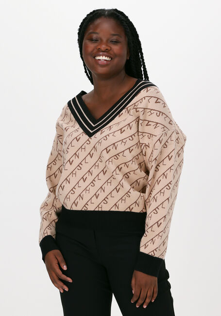Beige SILVIAN HEACH Pullover SWEATER DILANDE - large