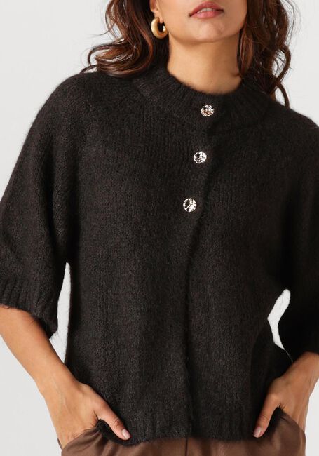 Anthrazit NEO NOIR Pullover BENUTA FLUFFY KNIT CARDIGAN - large