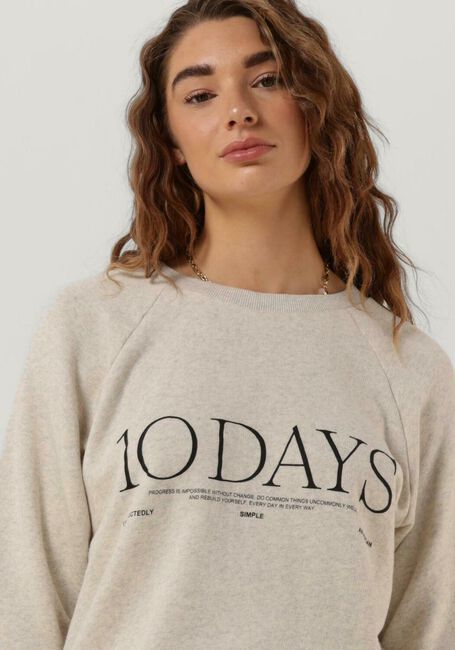 Weiße 10DAYS Sweatshirt BEACH SWEATER 10DAYS - large
