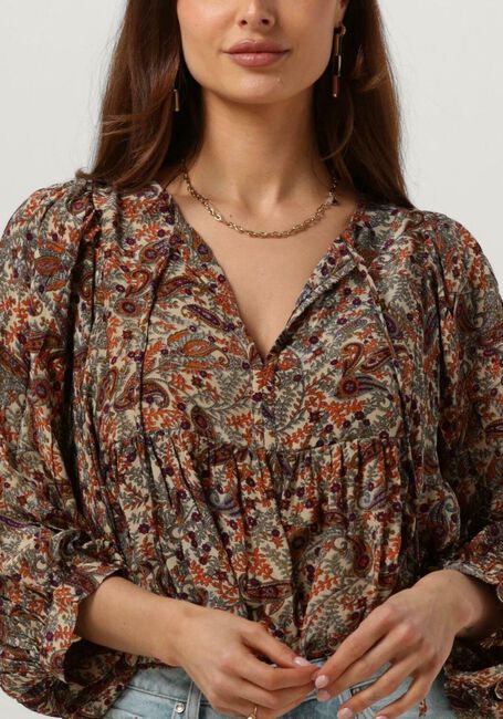 Mehrfarbige/Bunte SISSEL EDELBO Blusen ANGELINA SILK TOP - large