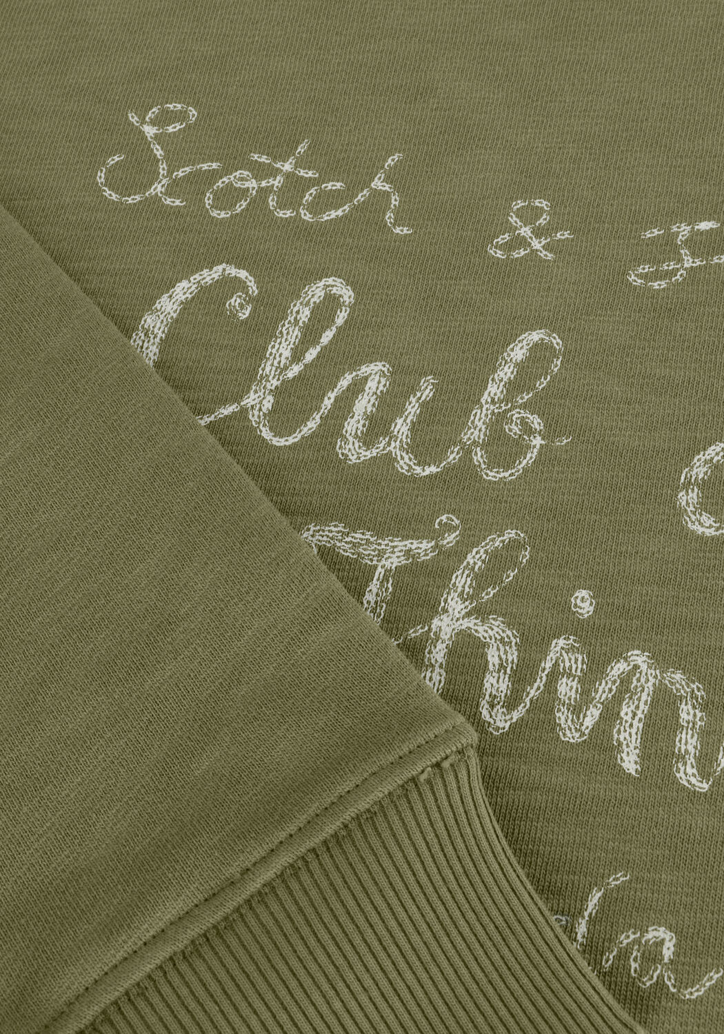 Gr&uuml;ne SCOTCH & SODA Sweatshirt CHEST ARTWORK SWEATSHIRT - large