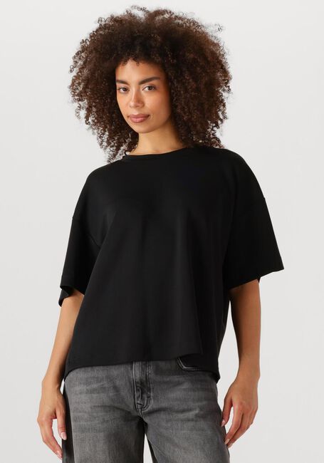 Schwarze MY ESSENTIAL WARDROBE T-shirt HELLEMW EMB BOXY TEE - large