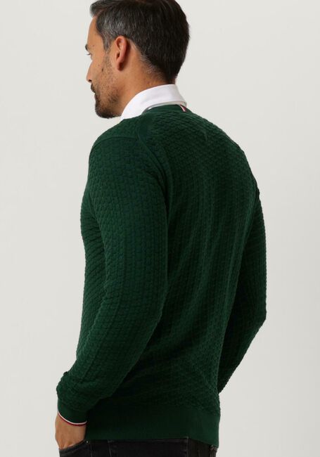 Dunkelgrün TOMMY HILFIGER Pullover EXAGGERATED STRUCTURE CREW NECK - large
