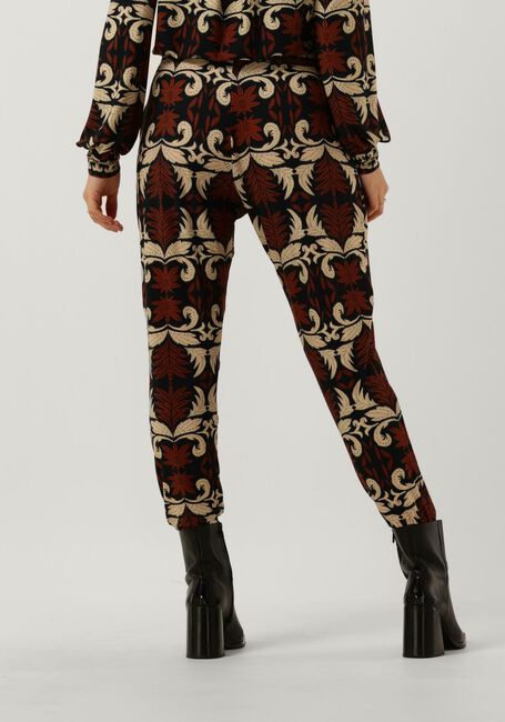 Schwarze VANILIA Hose PALM RELAXED LEG - large