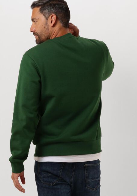 Grüne LACOSTE Sweatshirt CLASSIC FIT BRUSHED FLEECE SWEATSHIRT - large