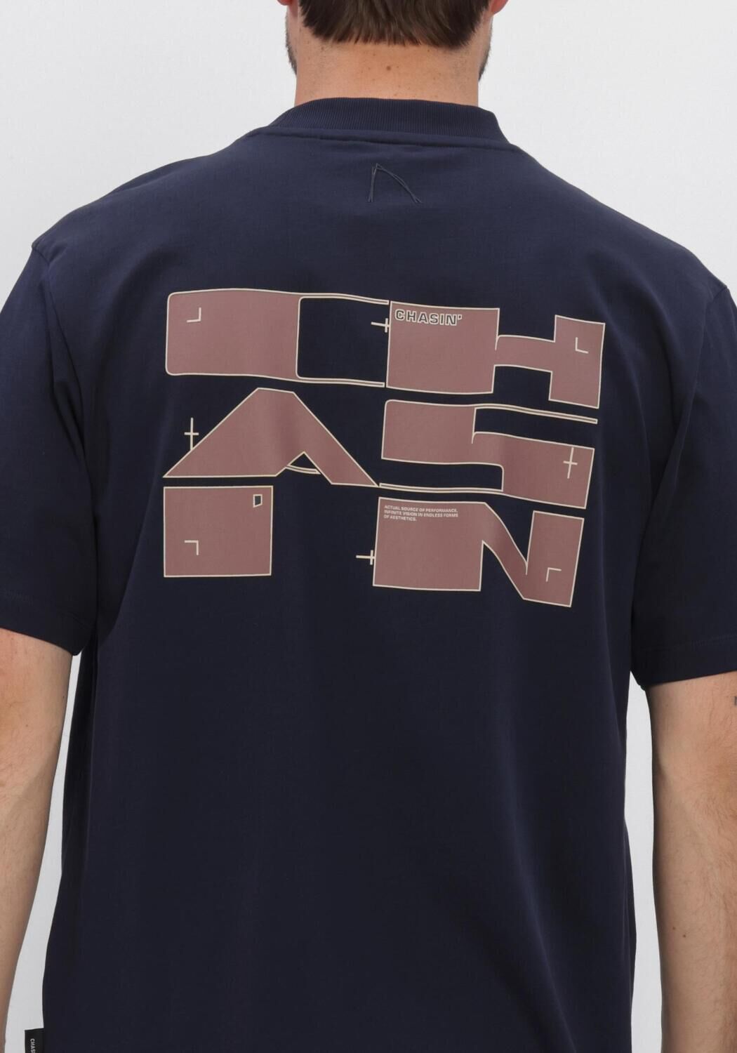Dunkelblau CHASIN T-shirt RECO - large