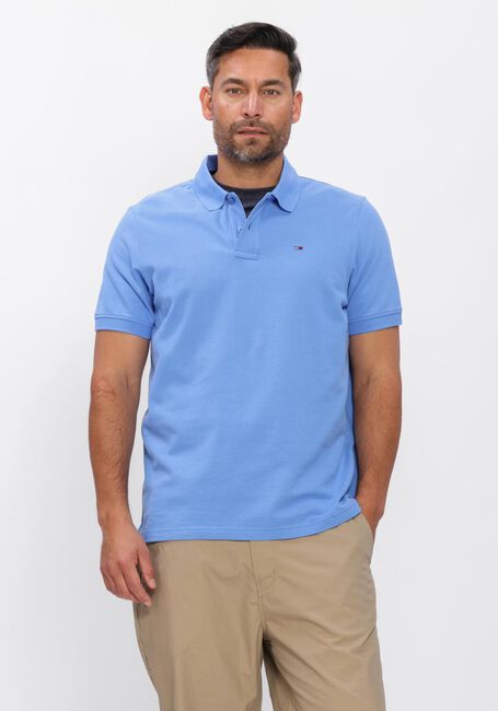 Blaue TOMMY JEANS Polo-Shirt TJM REG ESS POLO EXT - large