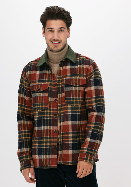 Mehrfarbige/Bunte ANERKJENDT Overshirt AKLION CHECK OVERSHIRT - large