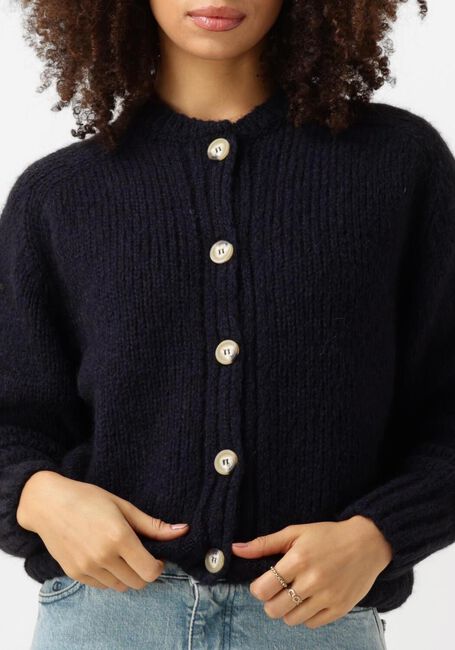 Dunkelblau BY-BAR Strickjacke JONAS BOMBER CARDIGAN - large