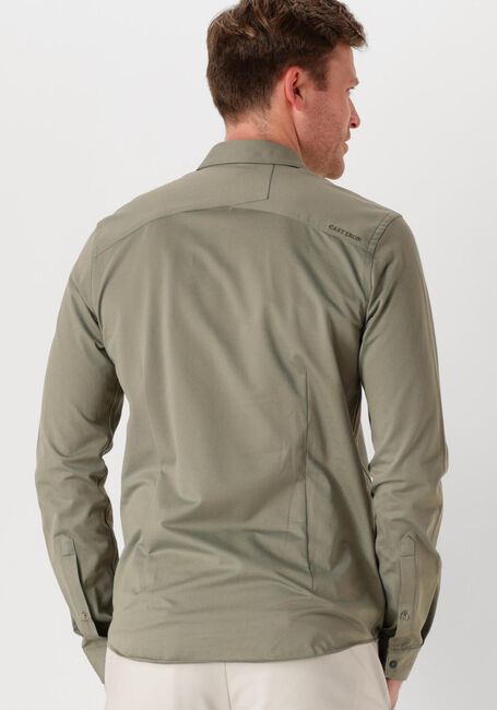 Grüne CAST IRON Casual-Oberhemd LONG SLEEVE SHIRT TWILL JERSEY 2 TONE - large