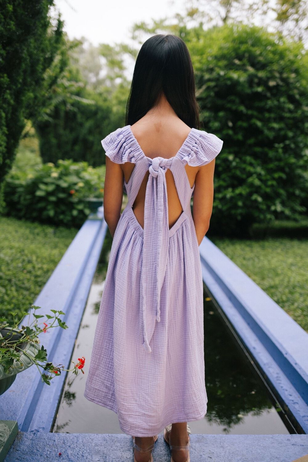 Lila DAILY BRAT Midikleid BOWIE DRESSSOFT - large