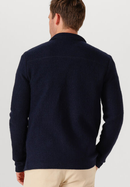 Dunkelblau SELECTED MEN Overshirt SLHNEALY LS KNIT WORKWEAR CARDIGAN - large