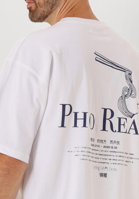 Weiße WOODBIRD T-shirt WBBEAM PHO TEE - large