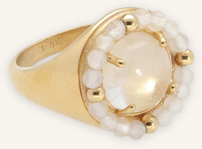 Beige NOTRE-V Ring RING BIG STONE Beige NOTRE-V Ring RING BIG STONE - large
