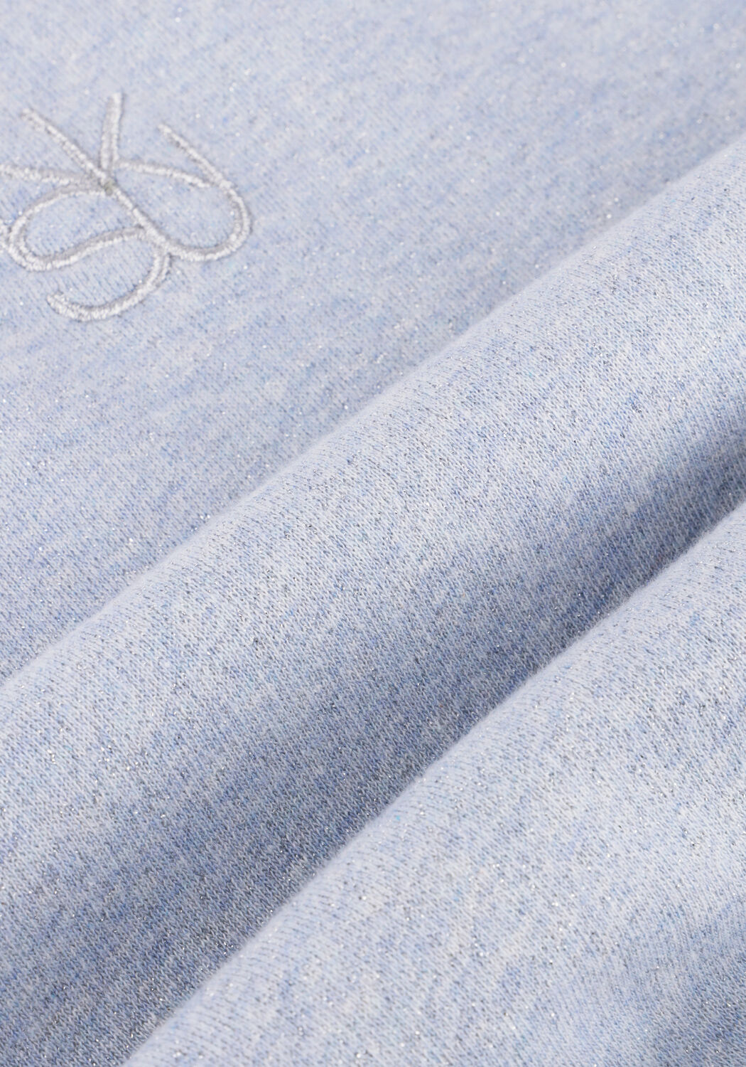 Blaue NUKUS Pullover ROOS PULLOVER LUREX - large