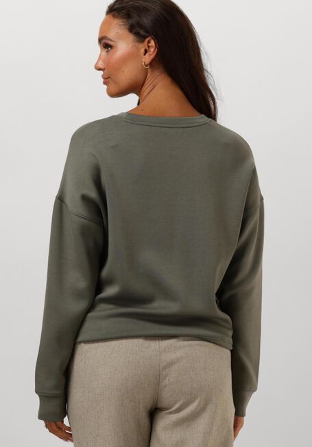 Grüne MSCH COPENHAGEN Pullover MSCHIMA Q SWEATERSHIRT - large