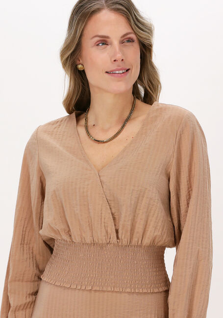 Camelfarbene ANOTHER LABEL Blusen FADED SAND - large