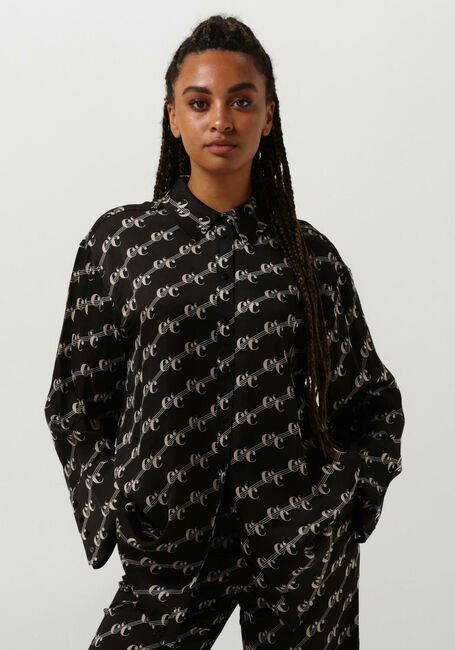 Schwarze CO'COUTURE Blusen LOGO OVERSIZED SHIRT - large