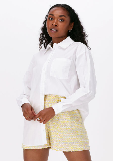 Weiße NA-KD Blusen OVERSIZED BASIC SHIRT - large