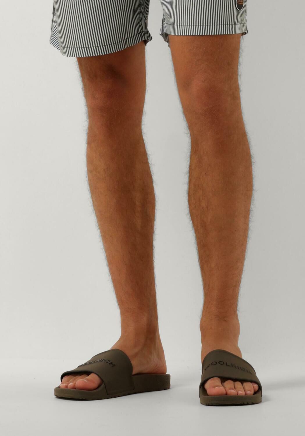 Gr&uuml;ne WOOLRICH Badelatschen SLIDE EVA - large