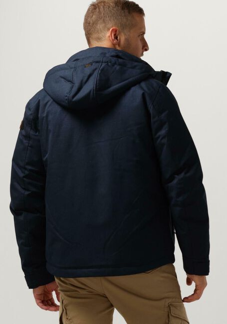 Dunkelblau PME LEGEND Parkas SEMI LONG JACKET STRATOR ICON 2.0 MELANGE TWILL - large