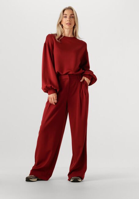 Rote MSCH COPENHAGEN Hosen MSCHHENRIKA HW PANTS - large