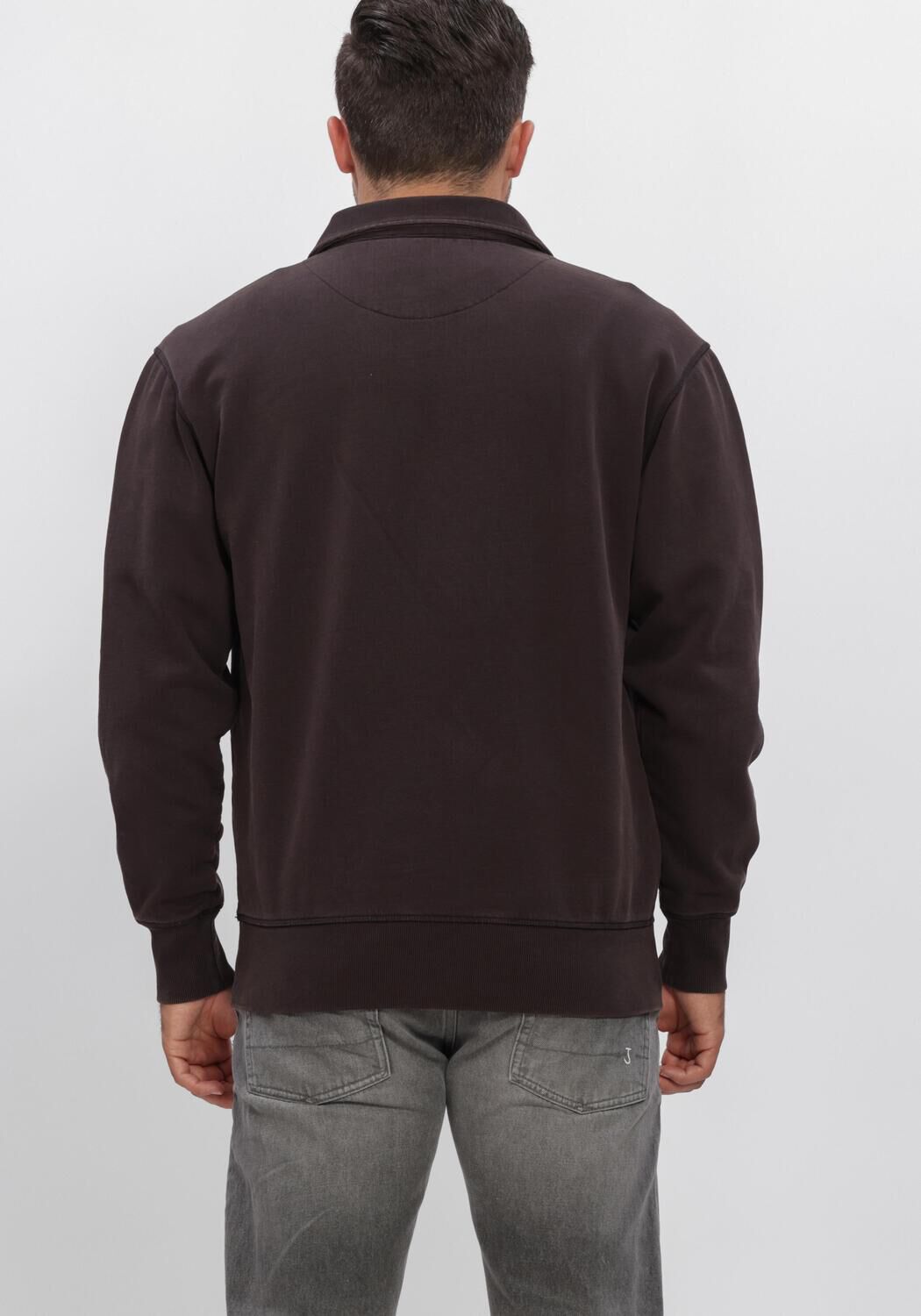 Braune BUTCHER OF BLUE Pullover CURL SWEAT POLO - large