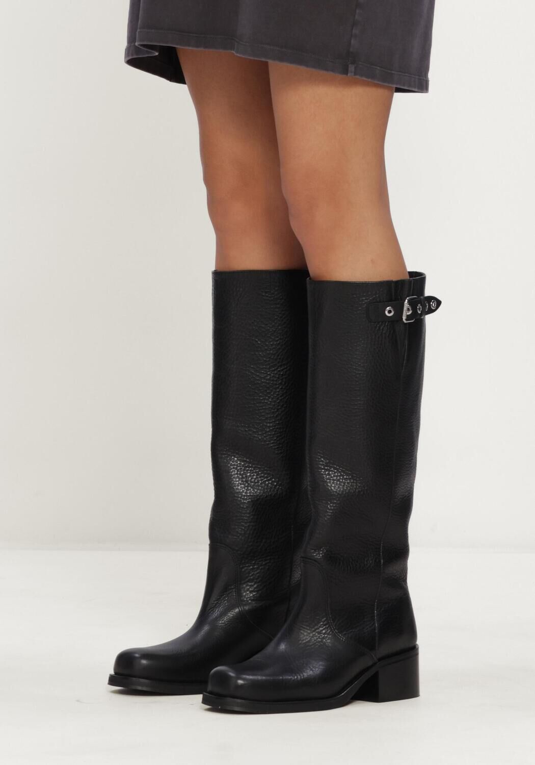 Schwarze TORAL Hohe Stiefel RONNIE - large