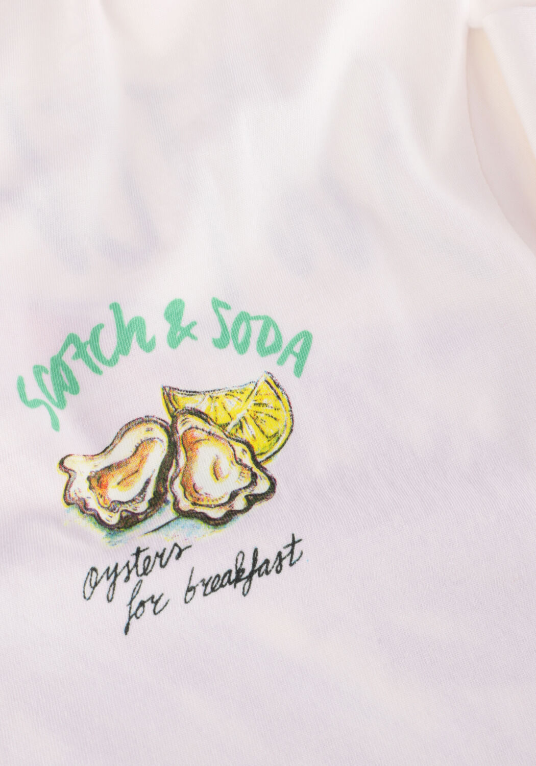 Wei&szlig;e SCOTCH & SODA T-shirt FRONT BACK ARTWORK T-SHIRT - large