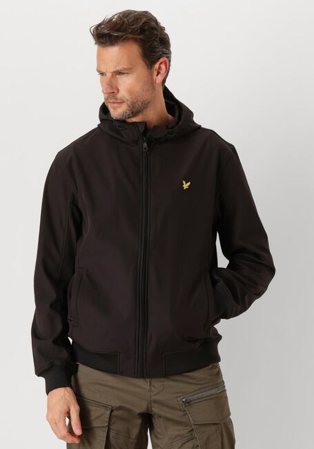 Schwarze LYLE & SCOTT Jack MESH BACK SOFTSHELL JACKET - large