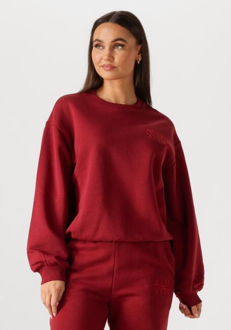 Bordeaux ALIX THE LABEL Sweatshirt LADIES KNITTED ALIX SWEATER - large