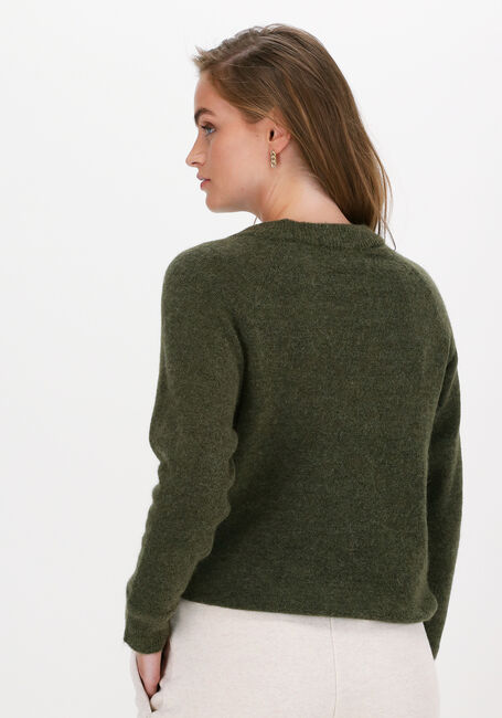 Grüne SELECTED FEMME Pullover LULU LS KNIT O-NECK B - large