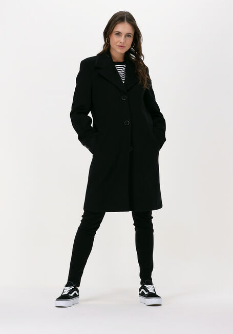 Schwarze SELECTED FEMME Mäntel NEW SASJA WOOL COAT B - large