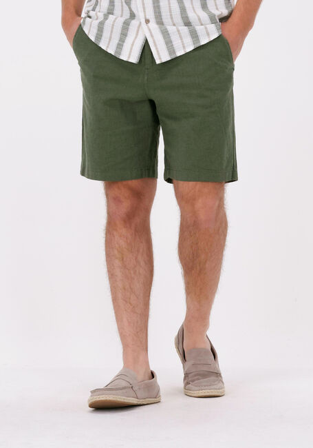 Grüne SELECTED HOMME Kurze Hose SLHCOMFORT-NEWTON LINEN - large