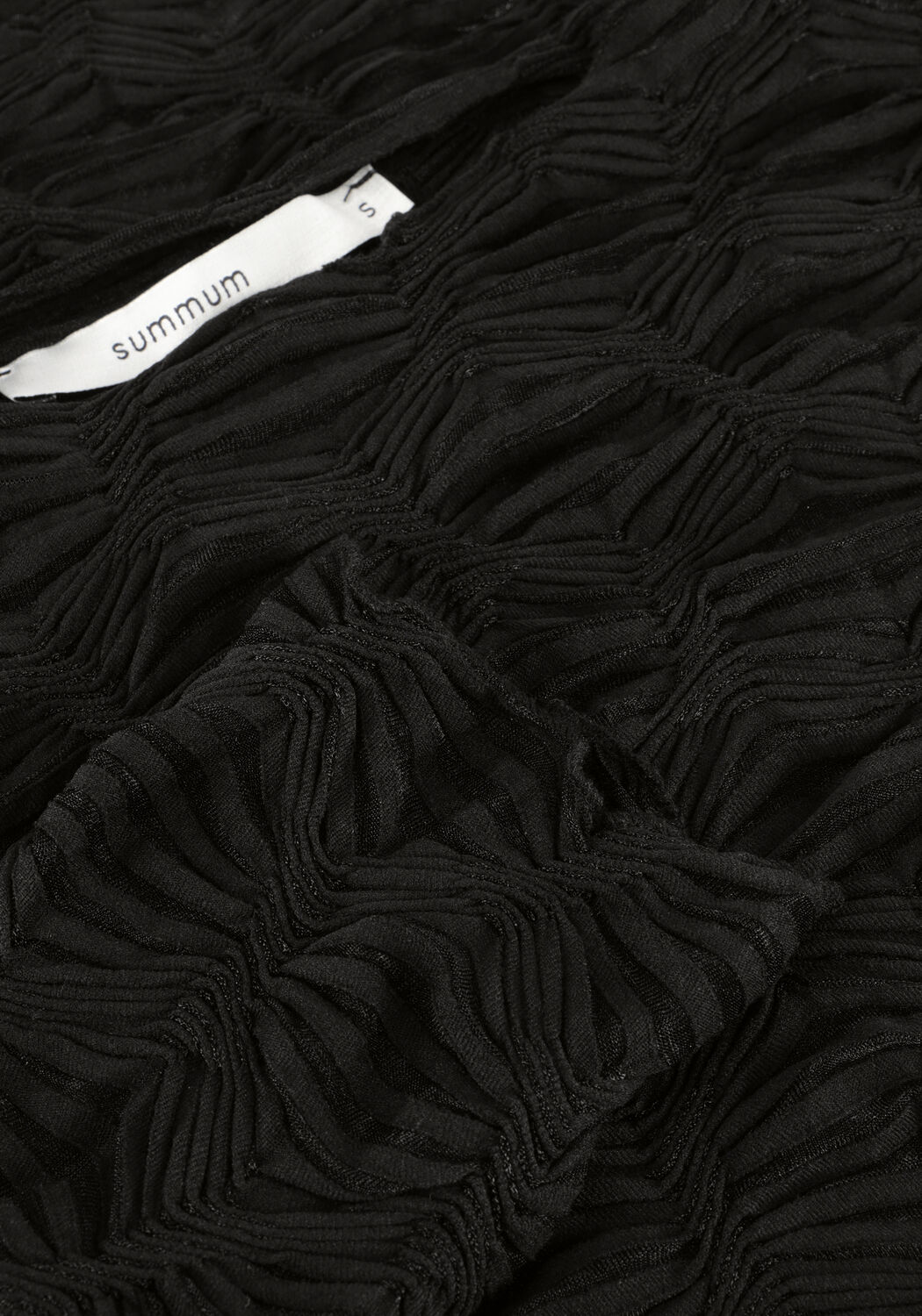 Schwarze SUMMUM Tops & T-shirts TOP SPIDER MESH - large