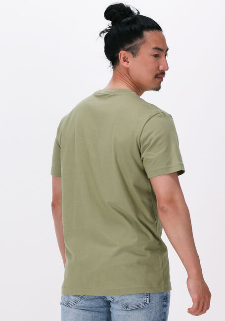 Olive CALVIN KLEIN T-shirt BLOCKING INSTITUTIONAL TEE - large