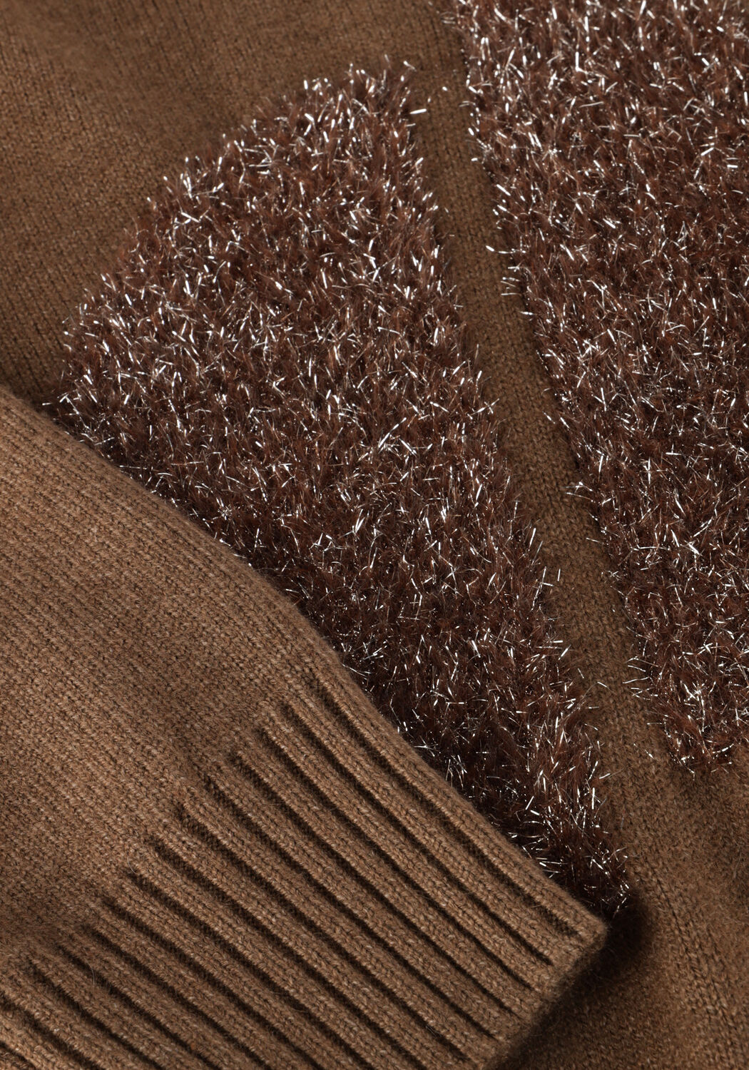 Braune NUKUS Pullover INTARSIA PULLOVER - large