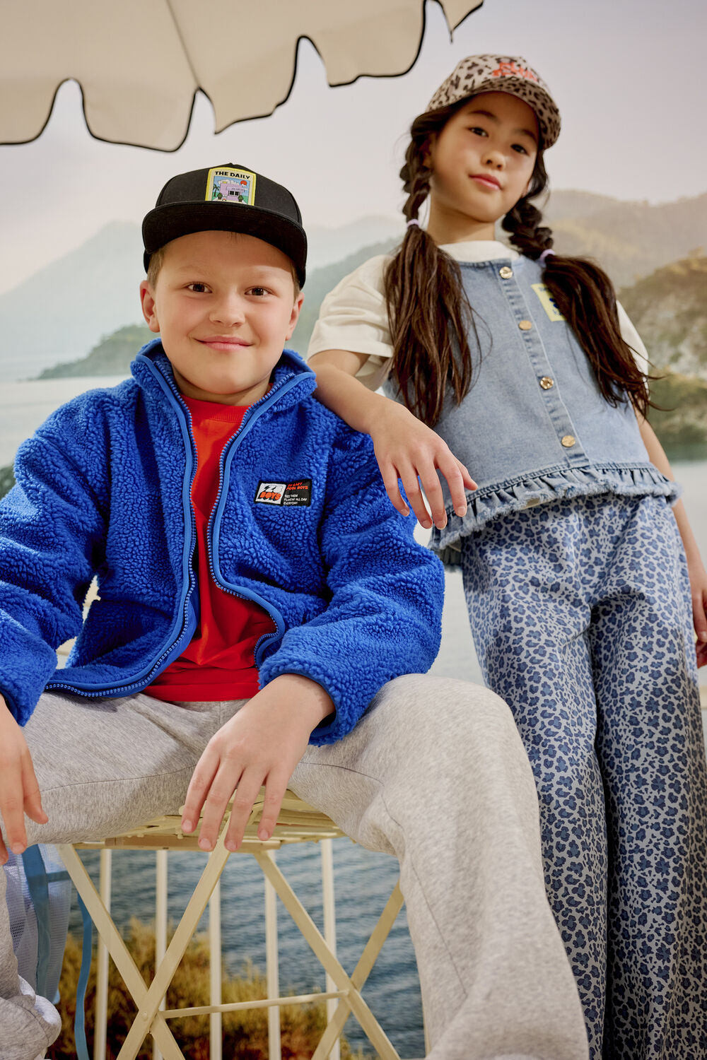 Blaue Z8 Teddy-Jacke KENAN - large