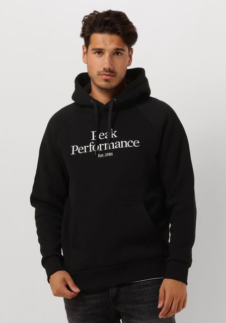 Schwarze PEAK PERFORMANCE Sweatshirt M ORIGINAL HOOD - large
